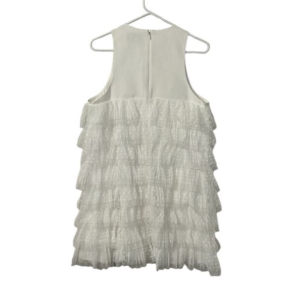 Sachin & Babi White Lace Mini Ruffle Dress(Size 10) - Picture 5 of 9